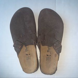 Birkenstock betula Boston mocha mule slip on L11 M9